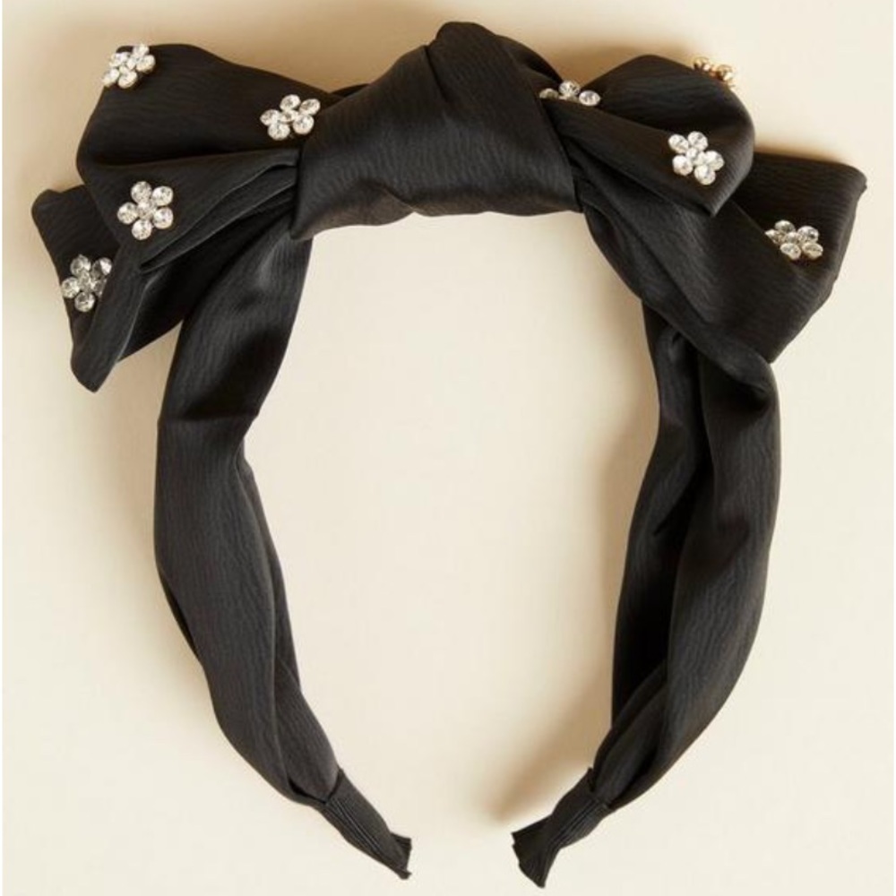 Torrid Rhinestone Bow Headband